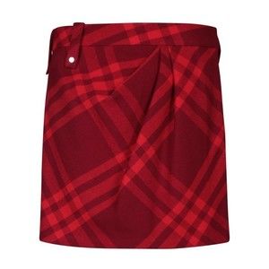 Burberry Red Wool Skirt - NWT